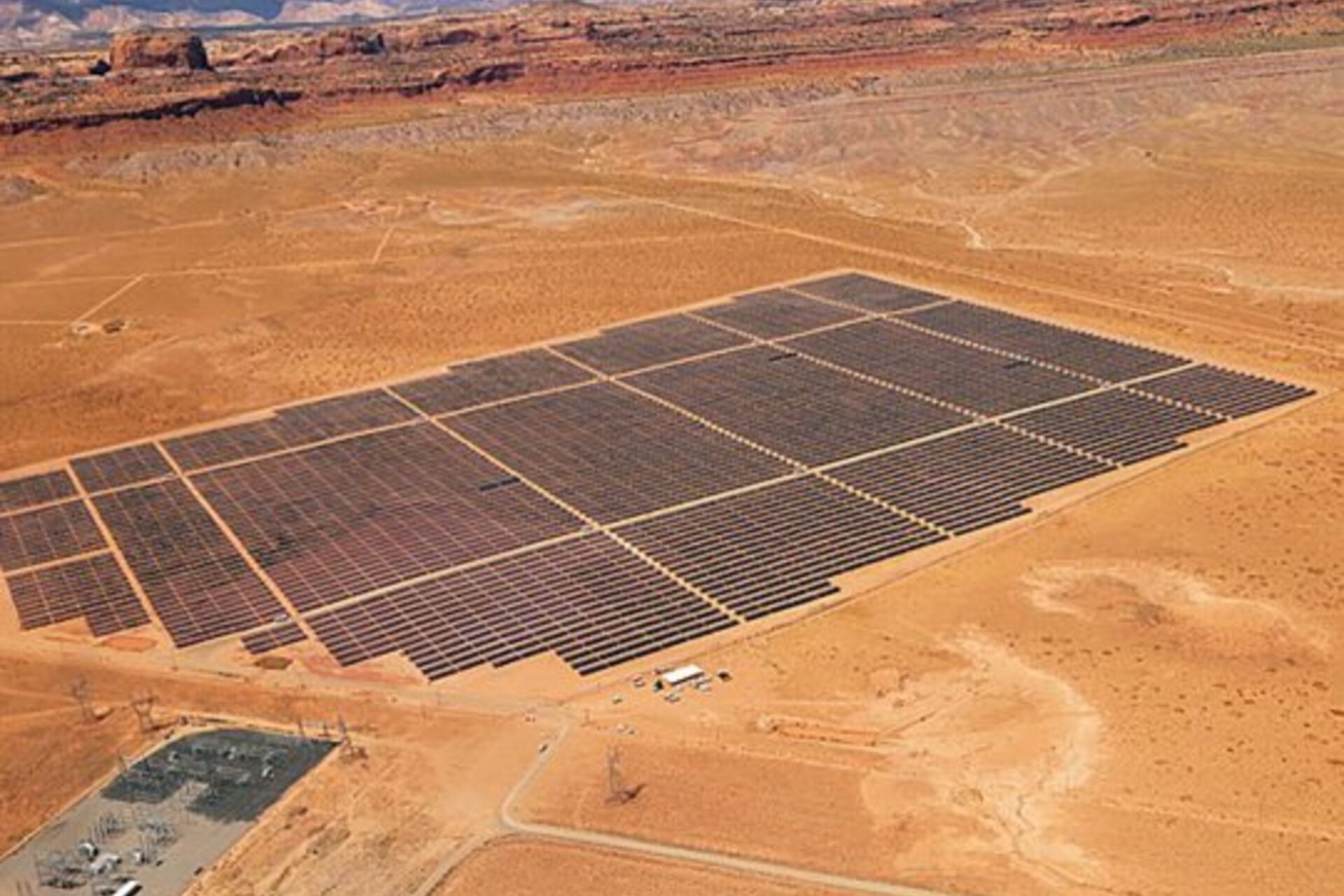The Kayenta 1 solar plant near Shiprock, Arizona opened in 2017 ; followed by a second installation two years later. About 200,000 panels produce 52 megawatts of electricity, enough to power 36,000 homes