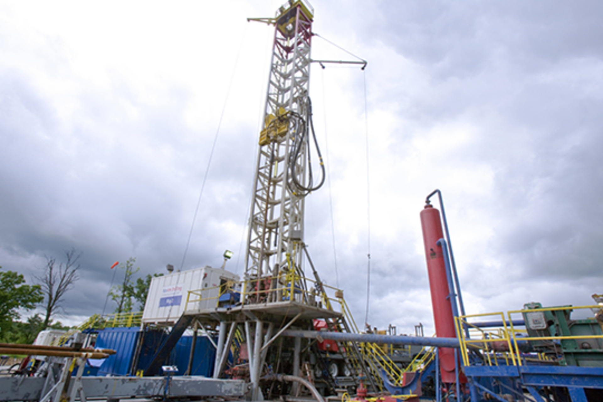 Carbon capture technology used at a coal mine in 2014.