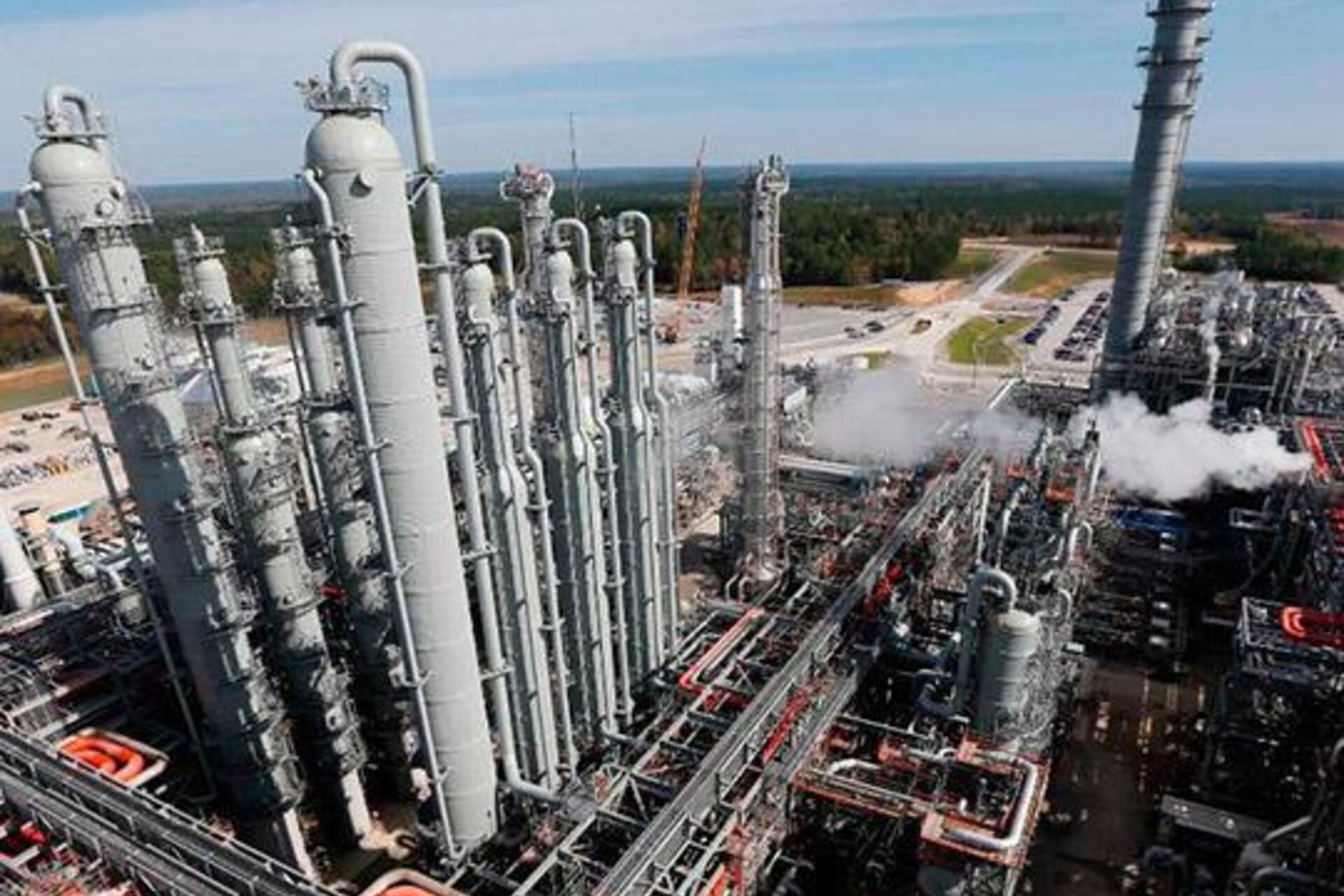 The Mississippi Power Co carbon capture power plant. They capture the carbon emissions from a power plant/cement/steel factory and injecting them underground for permanent storage.