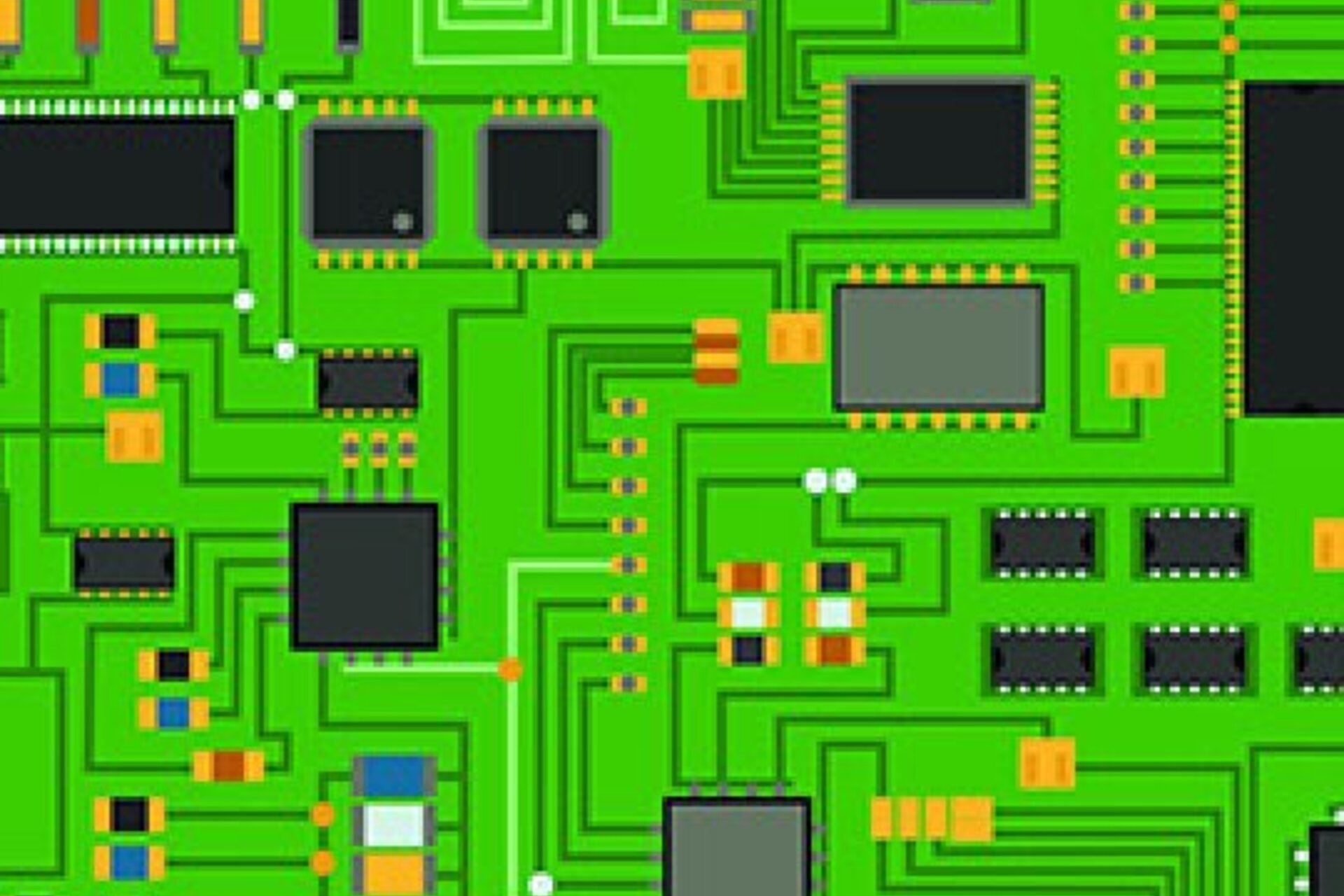 Rendering of computer chip