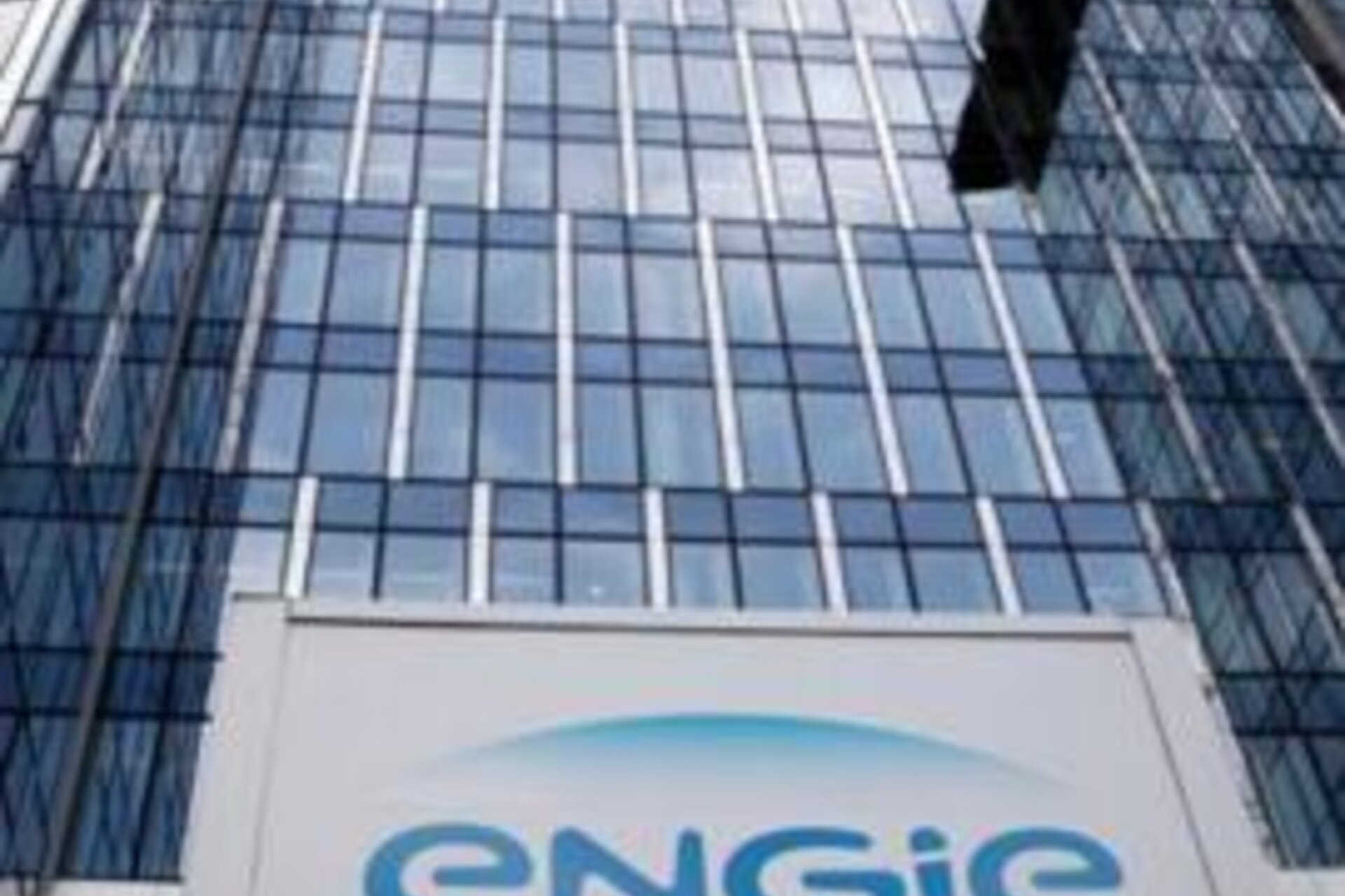 Engie logo in front of building