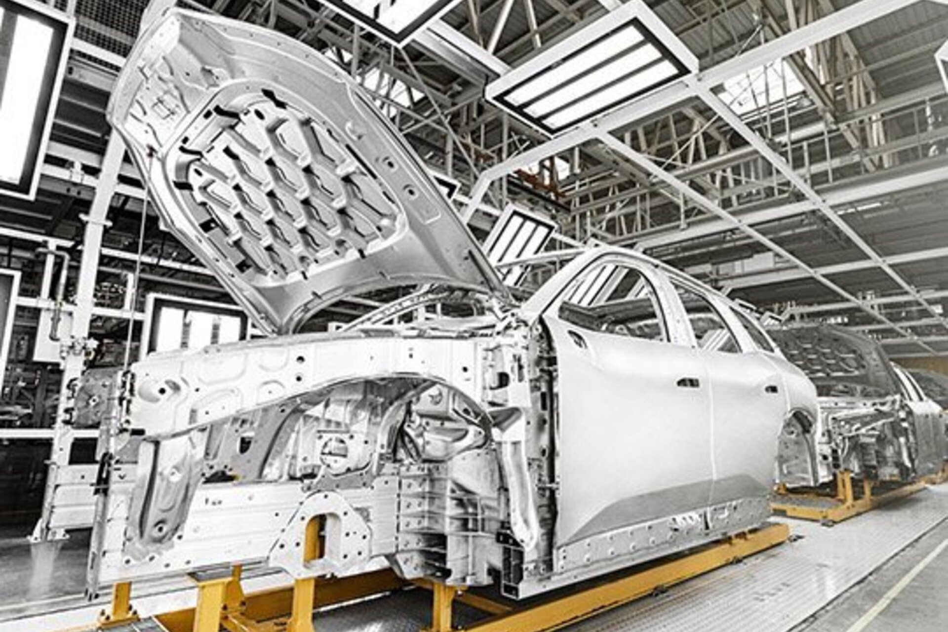 The assembly line in Hefei for Chinese startup Nio’s pricey ES8 full-electric SUV