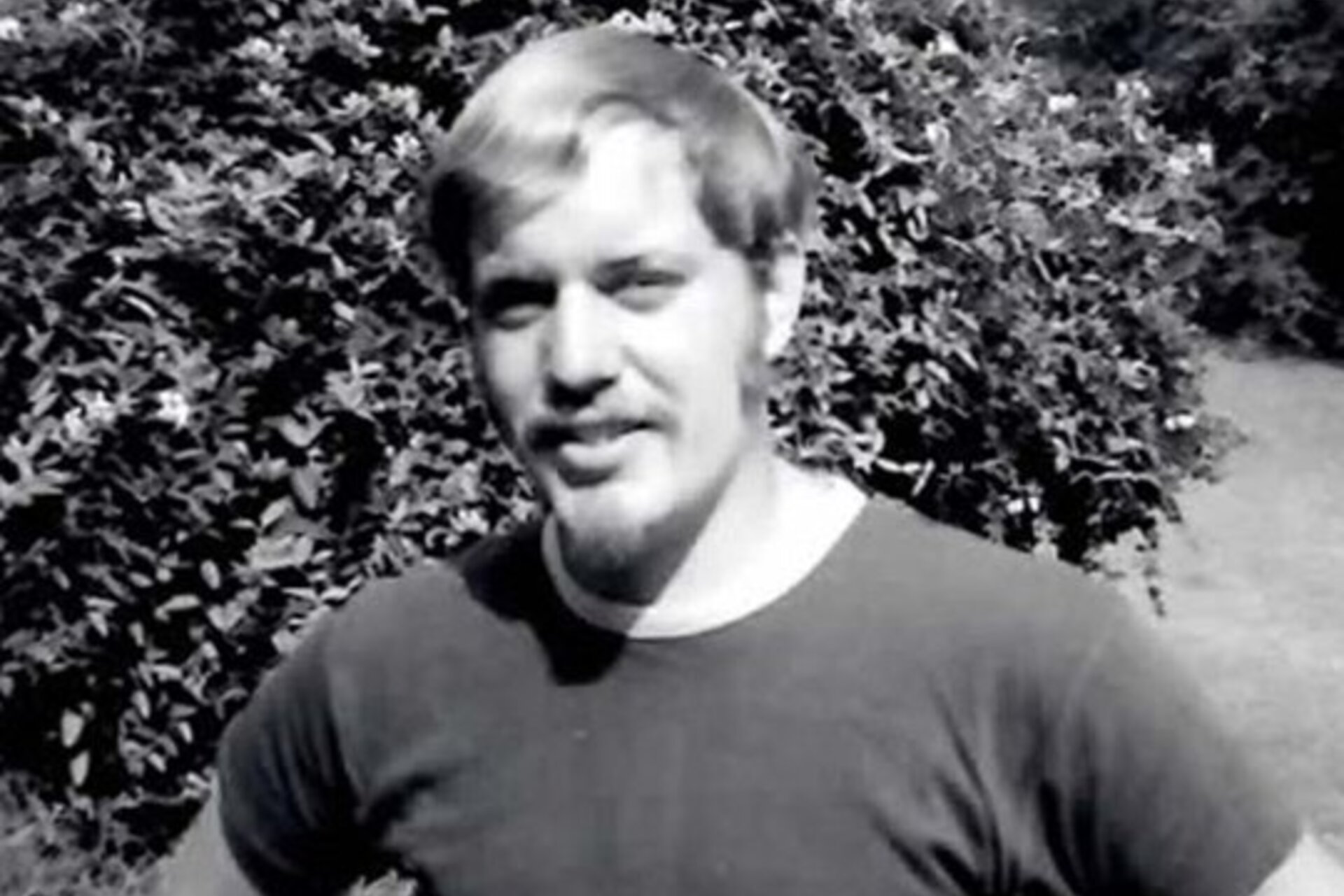 Steve Graham in his family’s backyard in Evansville, Indiana, in the summer of 1970, after returning home from a field season in southwestern Montana.