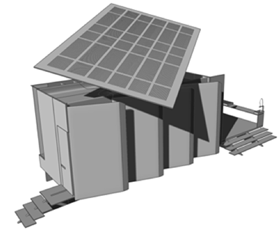 Artistic rendering of a CarbonHouse