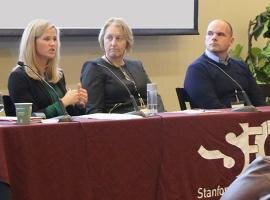 Alice Stebbins, Shandell Szabo, Anne Hoskins, Bobby Hollis and Preeti Hehmayer