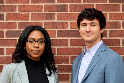 Shyft Power co-founders Ugwem Eneyo and Cole Stites-Clayton